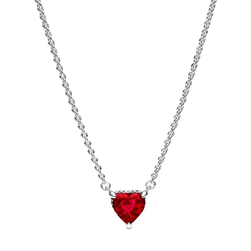 luckacco new 925 sterling silver gold droplet pearl snowflake pendant necklace exquisite and luxurious women's charm jewelry gift