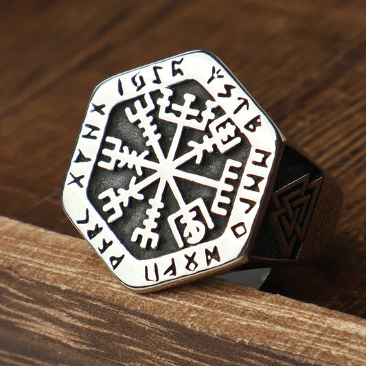 Luckacco Unique Viking Bear Claw Ring For Men Vintage Stainless Steel Odin Viking Celtic Ring Punk Motorcyclist Biker Jewelry