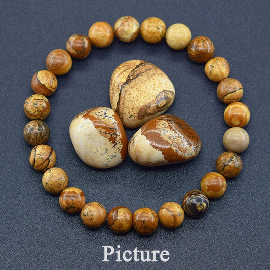Luckacco Natural Amethyst Quartz Crystal Bead Bracelet Health Bracelet for Women Weight Loss Fatigue Pressure Fatigue Relief Yoga Jewelry