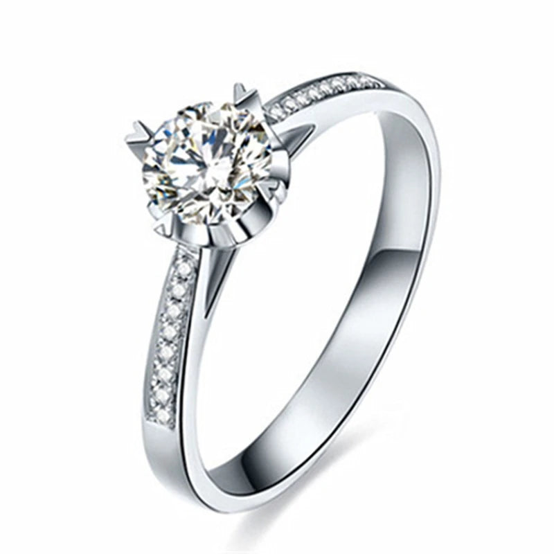 luckacco european and american fashionable stainless steel women's rings party repurchase gifts